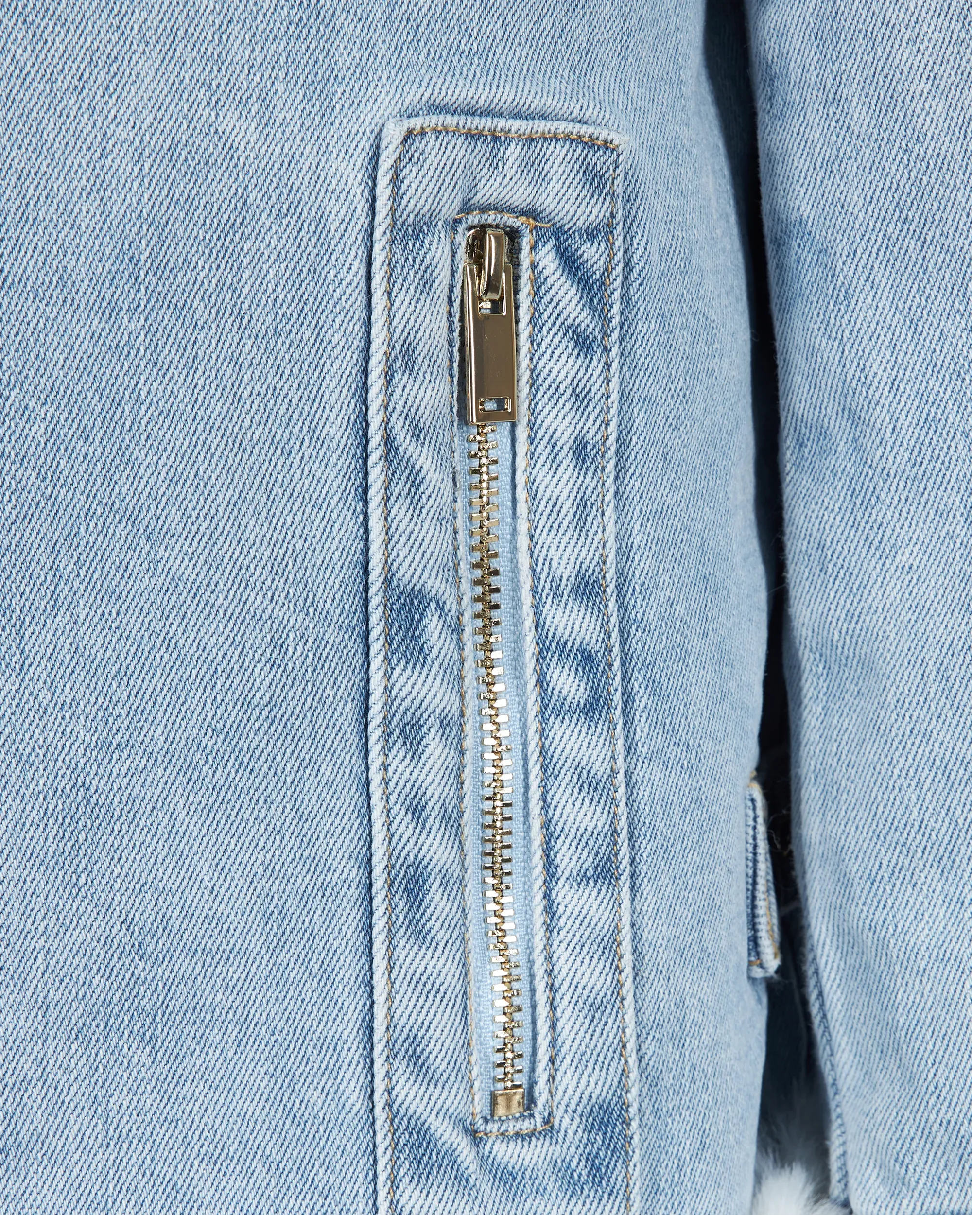 Generation Love Jude Denim Faux Fur Combo Jacket