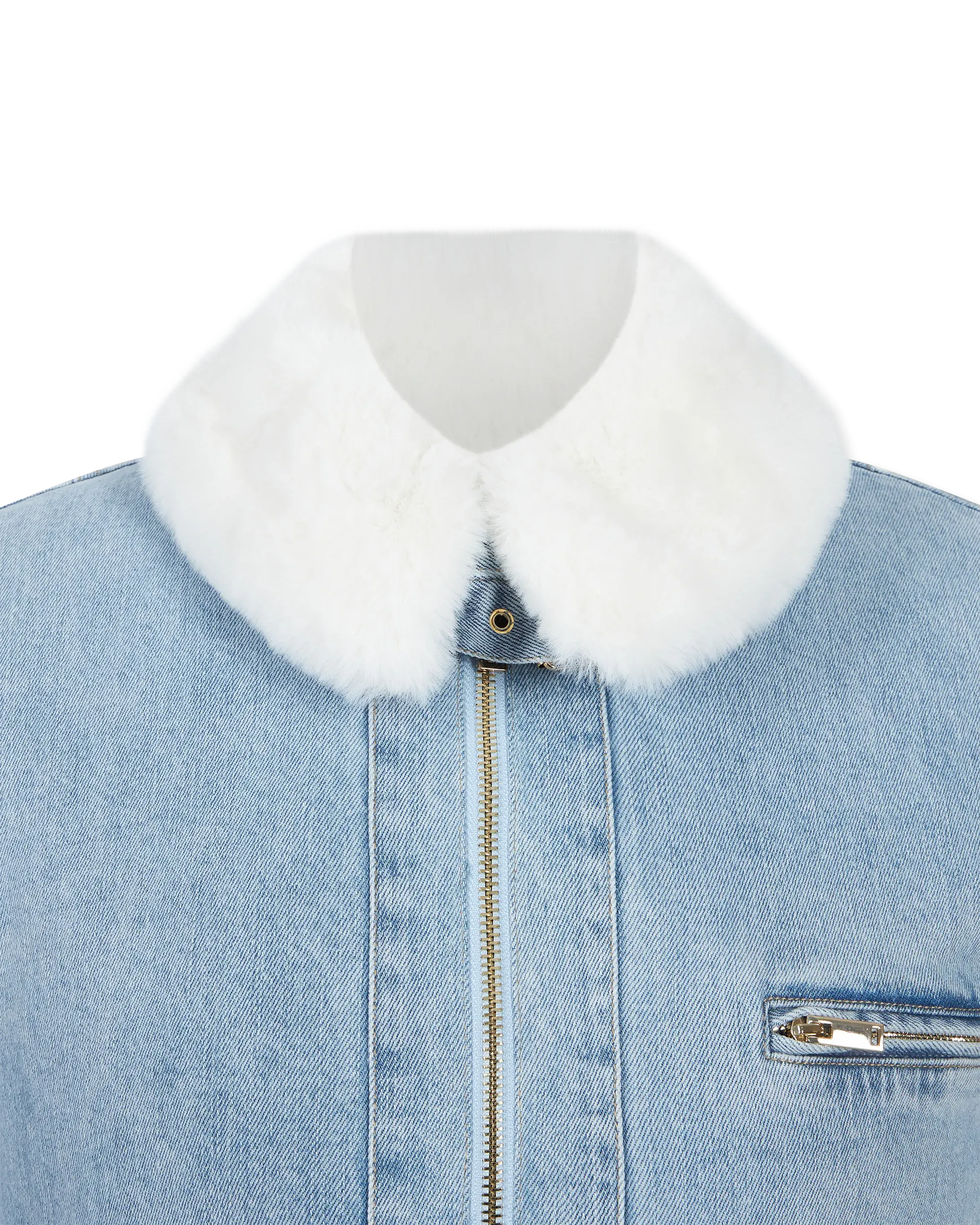 Generation Love Jude Denim Faux Fur Combo Jacket