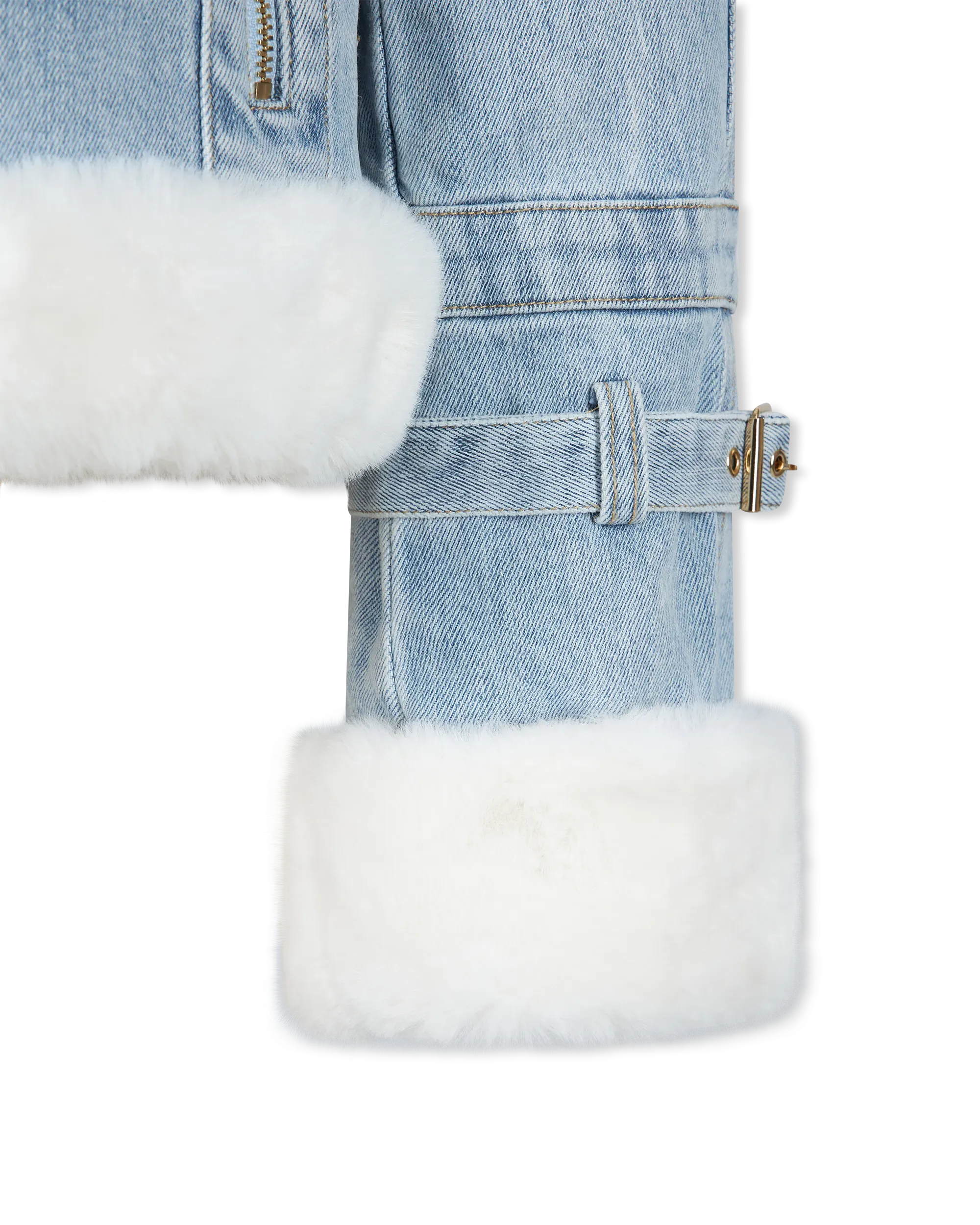 Generation Love Jude Denim Faux Fur Combo Jacket