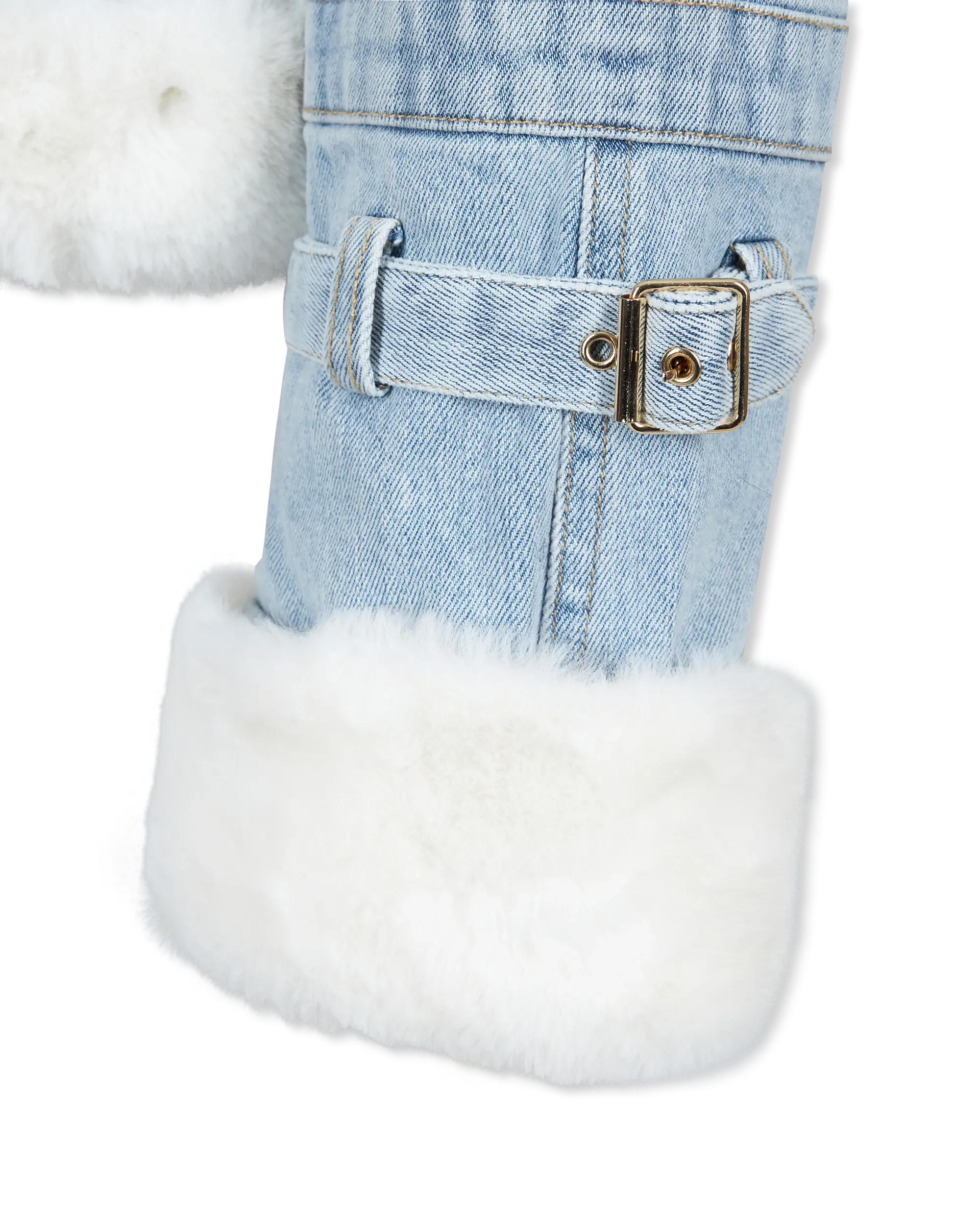 Generation Love Jude Denim Faux Fur Combo Jacket