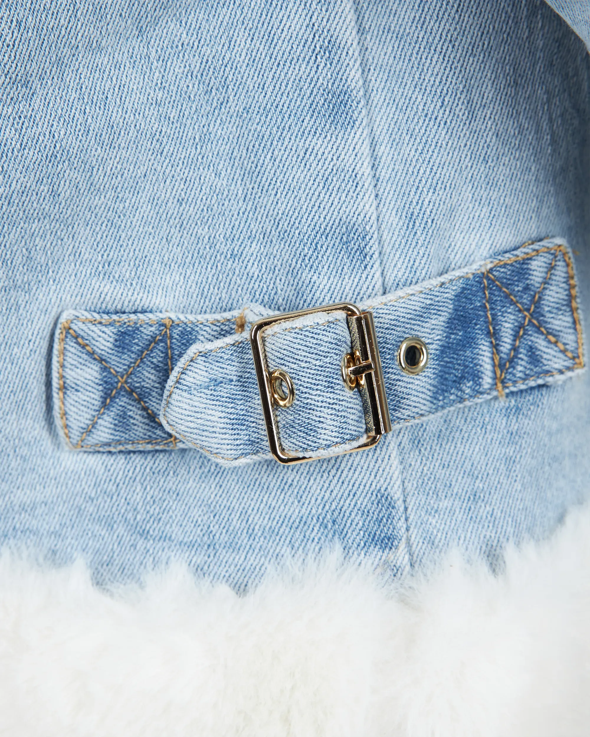 Generation Love Jude Denim Faux Fur Combo Jacket