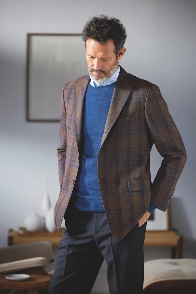 GREY SUPERFINE MERINO WOOL SWEATER