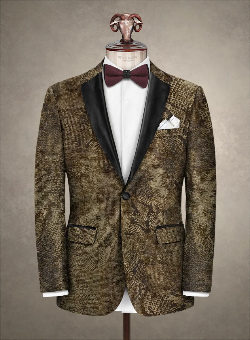 Italian Cotton Stretch Viola Tuxedo Suit