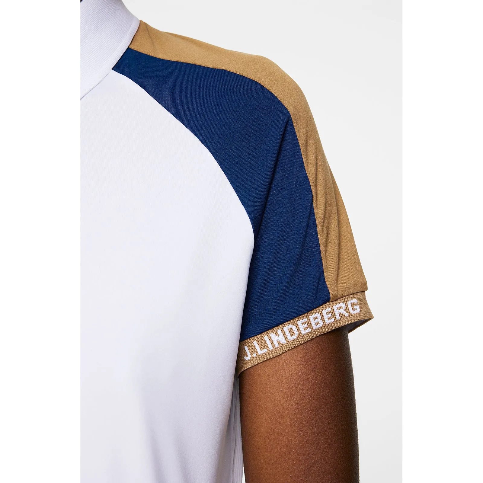 J.Lindeberg Women's Priya Golf Polo Shirt - White