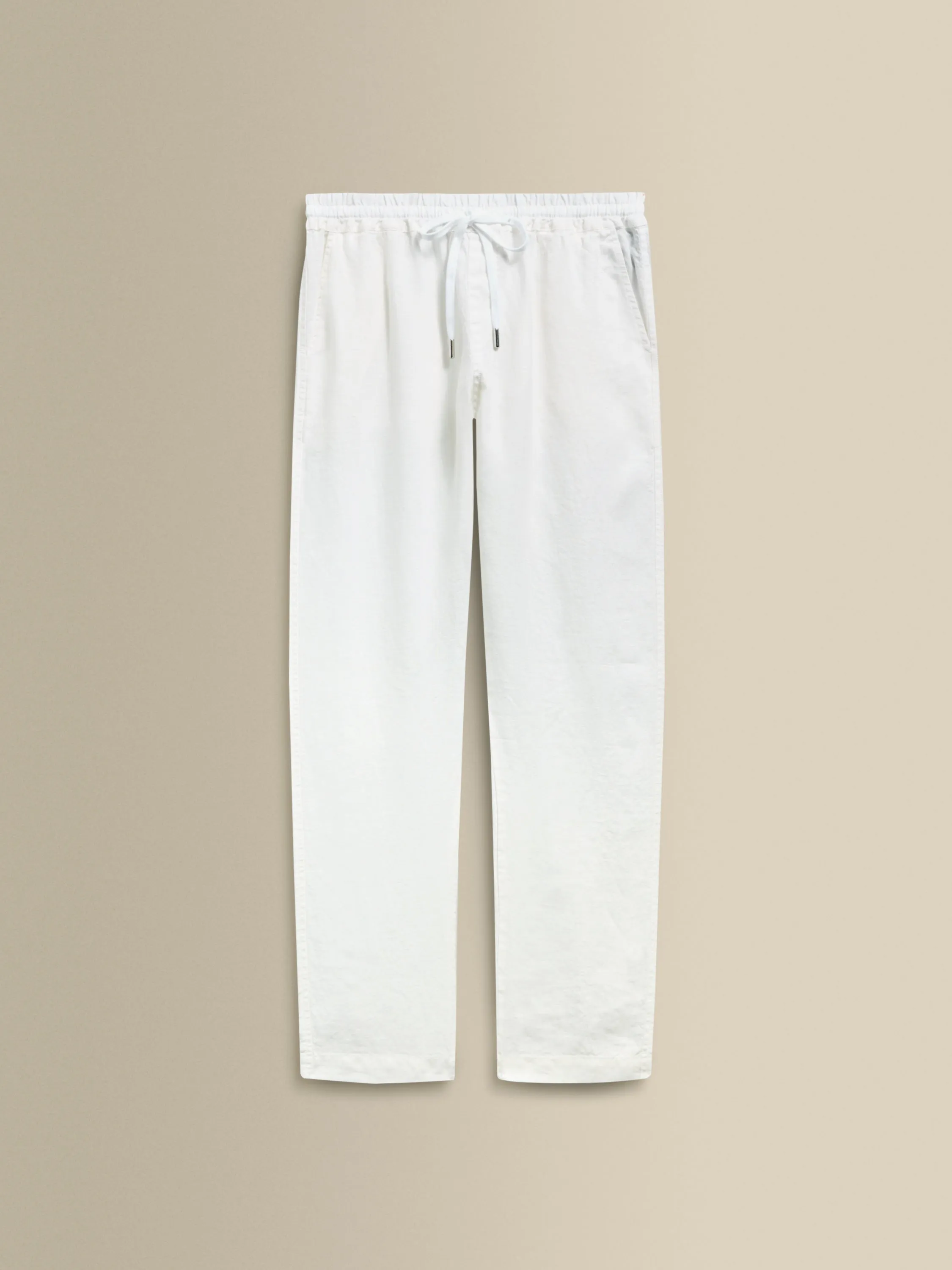 Linen Drawstring Trousers