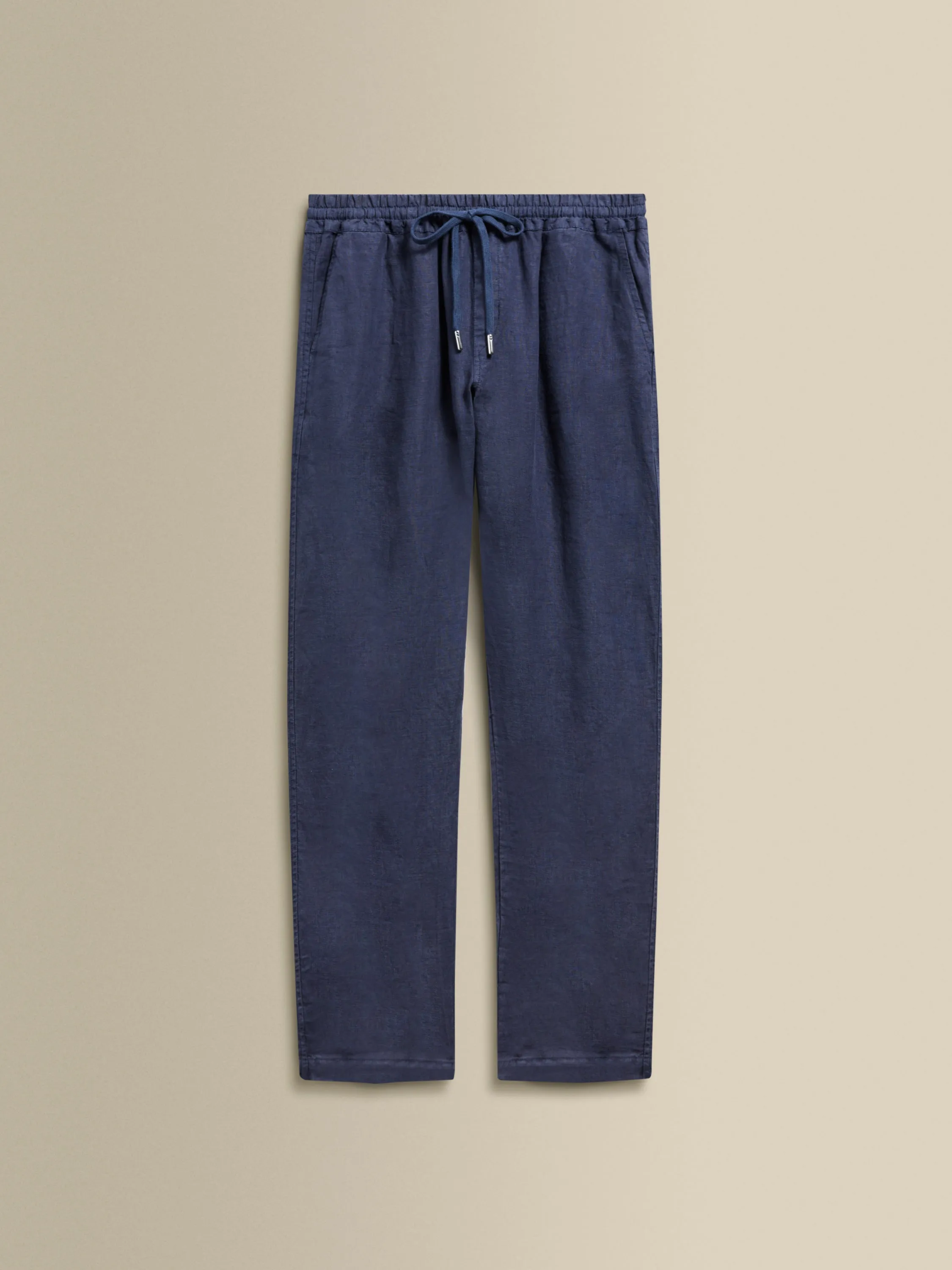 Linen Drawstring Trousers