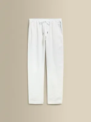 Linen Drawstring Trousers