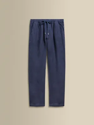 Linen Drawstring Trousers