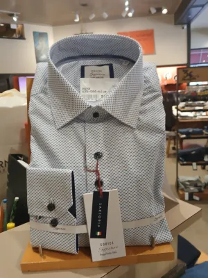 Long Sleeve Shirts  - Blue Print