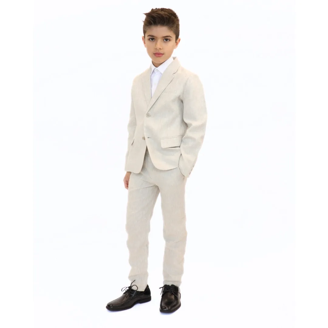 Noralee Sebastian Linen 2 Piece Suit