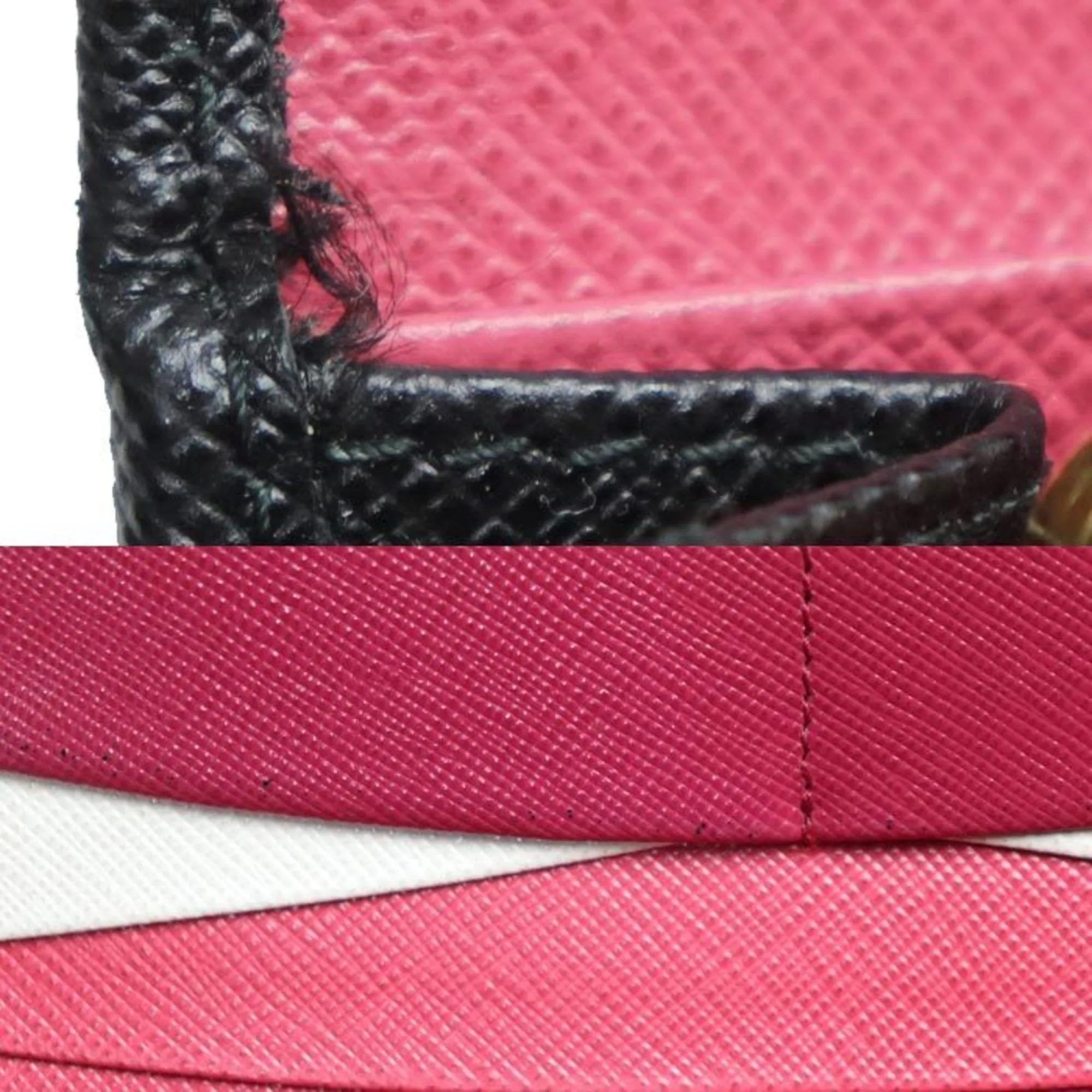 Prada Saffiano Black Leather Accessories