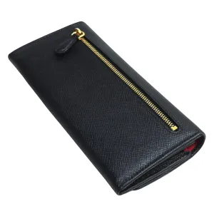 Prada Saffiano Black Leather Accessories