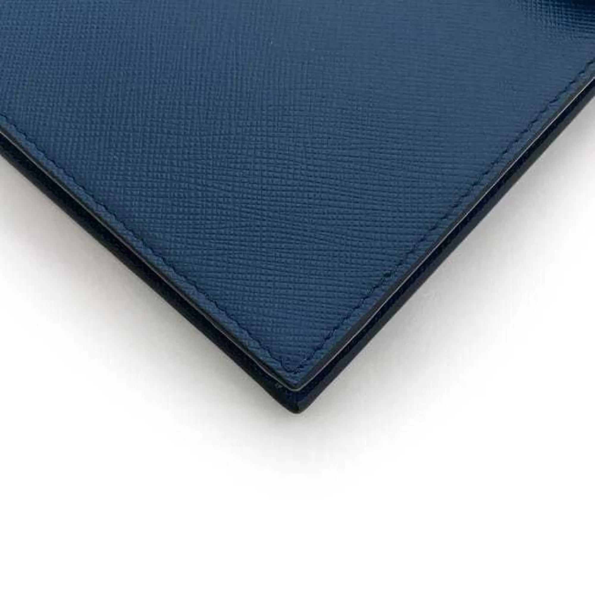 Prada Saffiano Blue Leather Accessories
