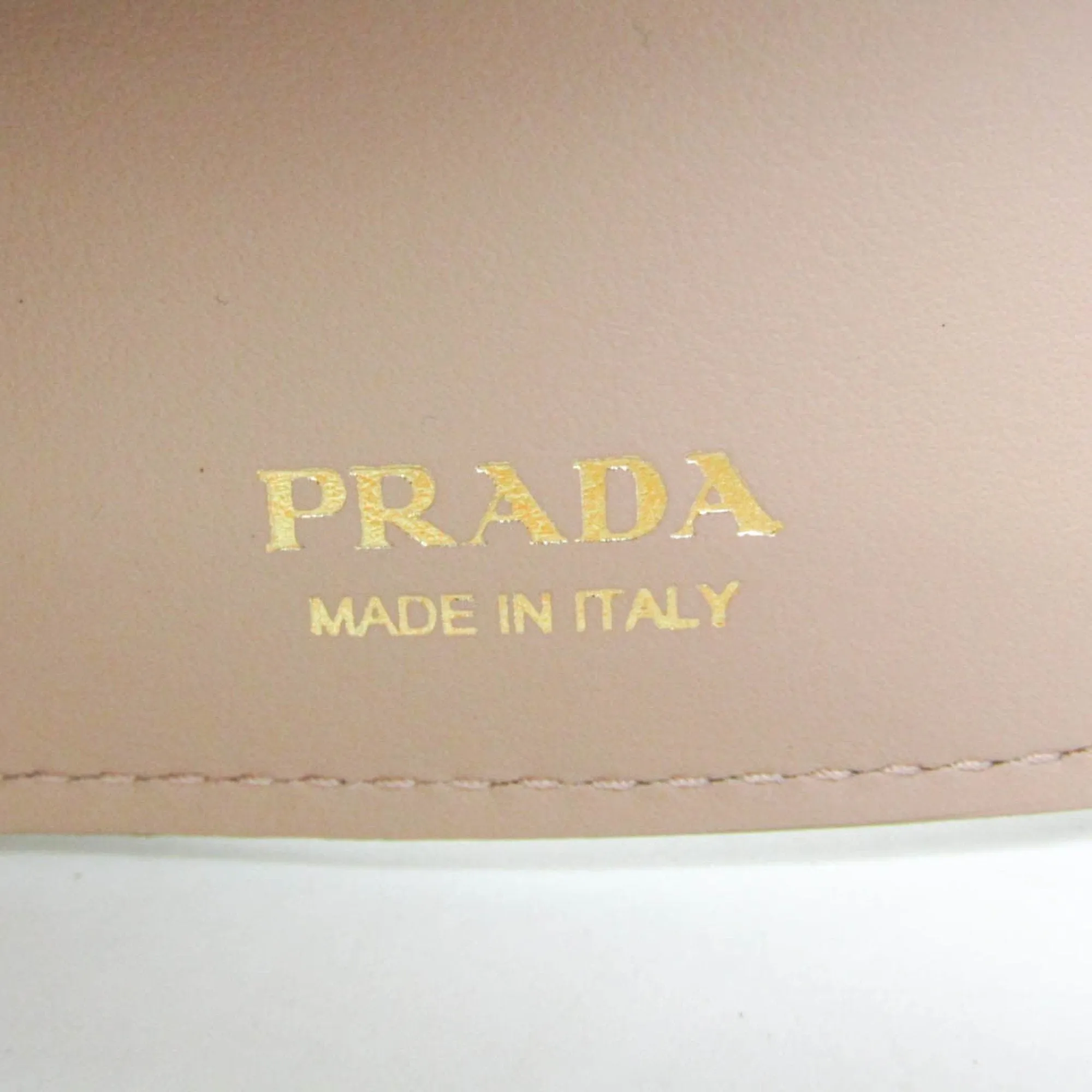 Prada Saffiano Gold Leather Accessories