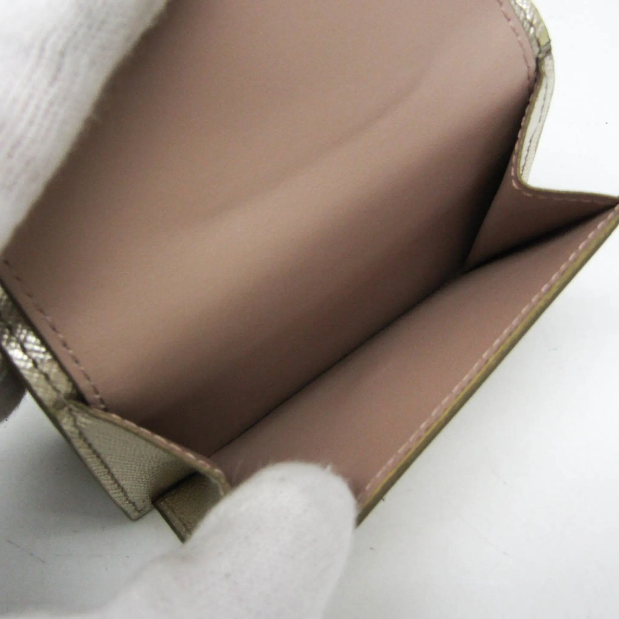 Prada Saffiano Gold Leather Accessories