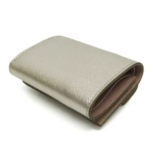 Prada Saffiano Gold Leather Accessories