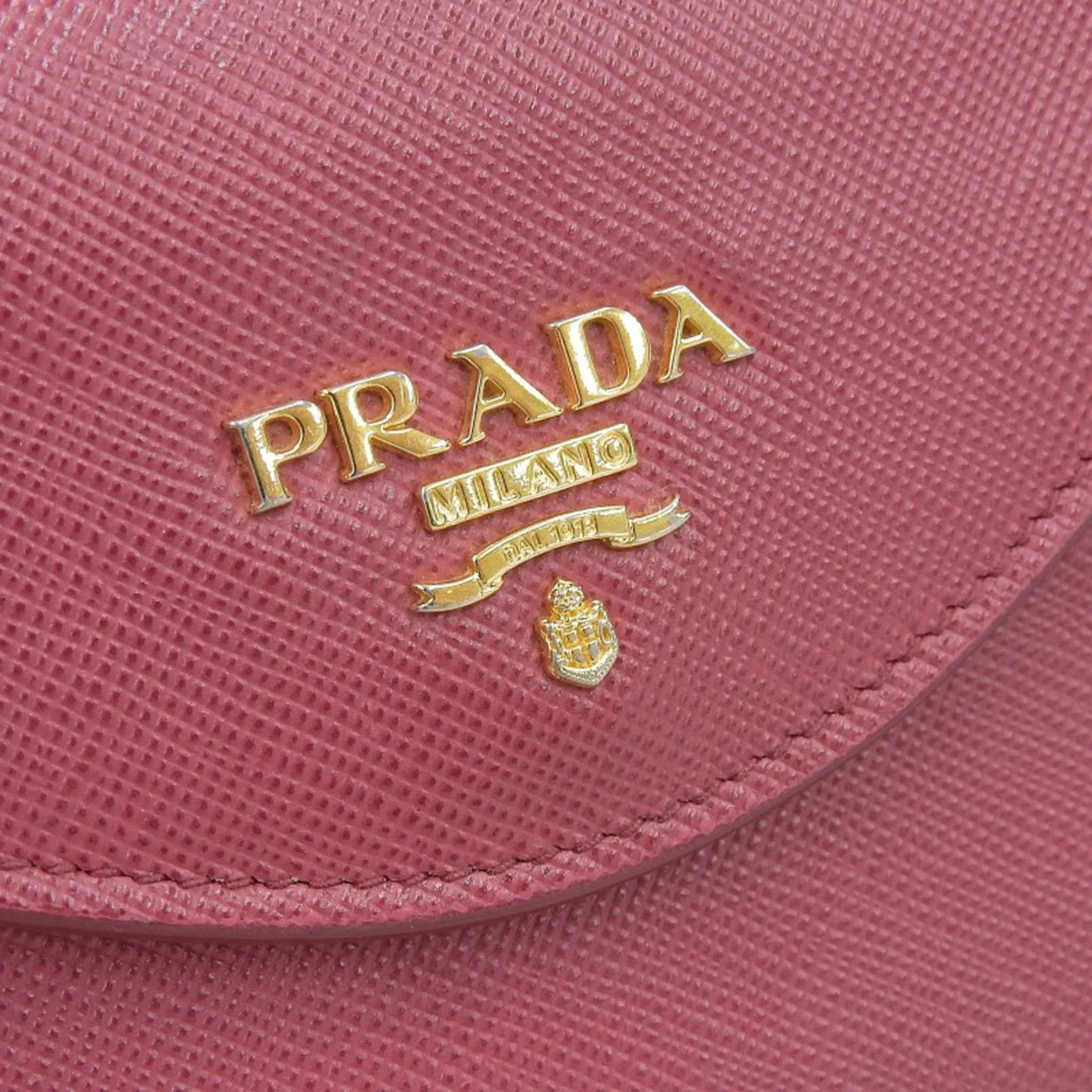 Prada Saffiano Pink Leather Accessories