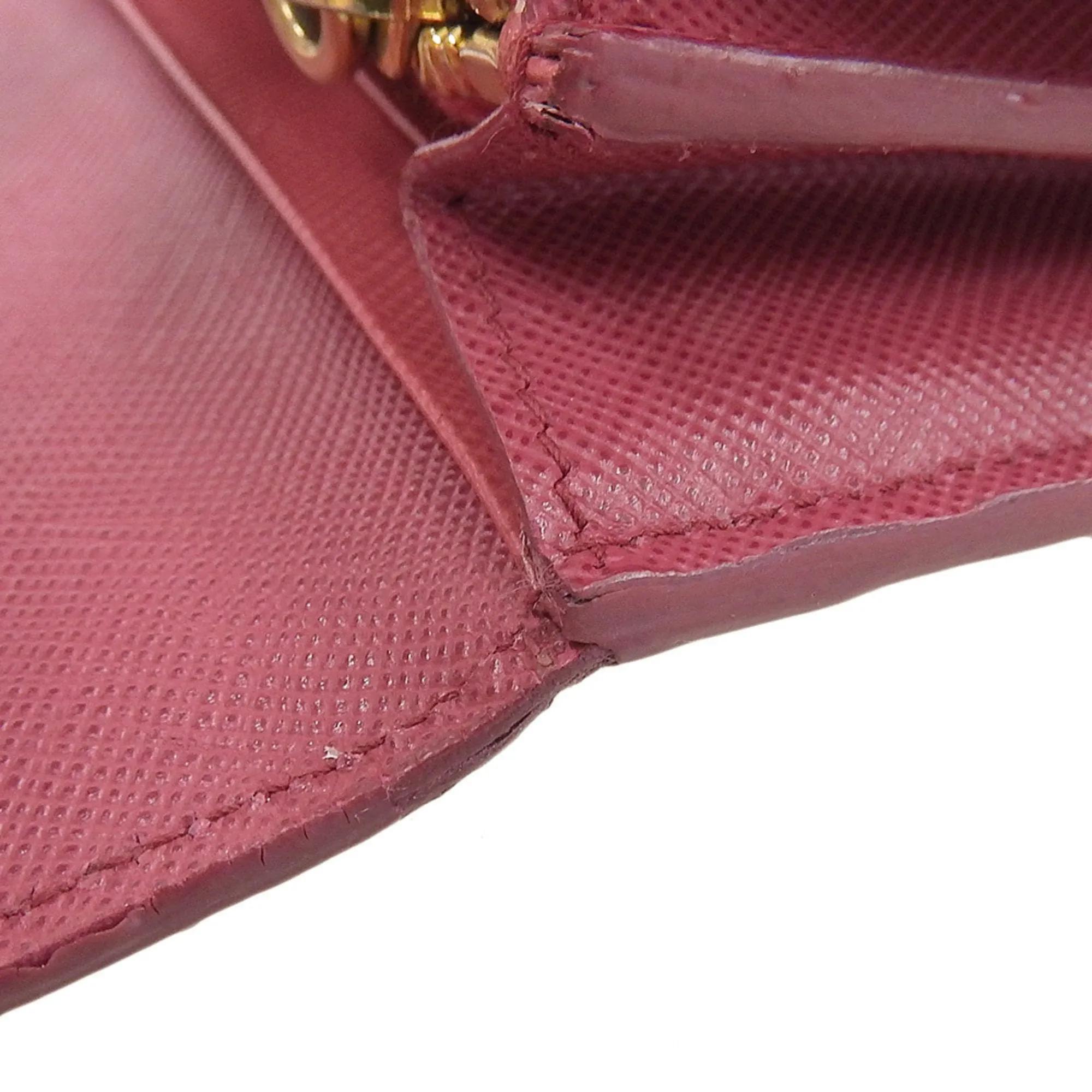 Prada Saffiano Pink Leather Accessories