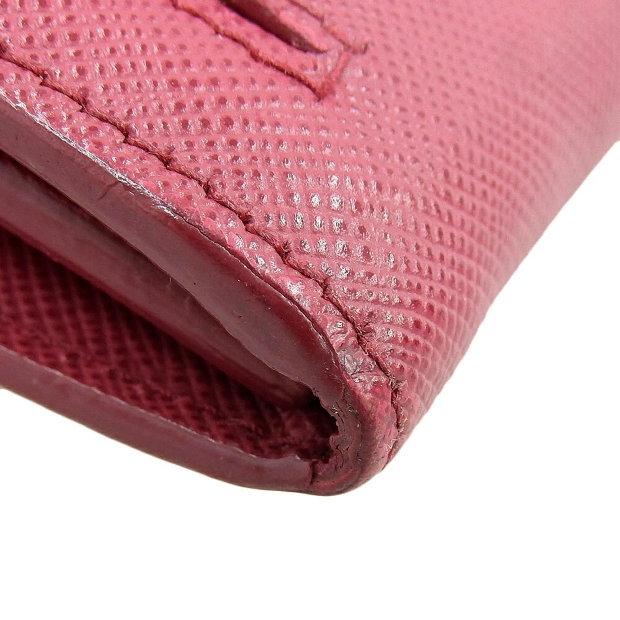 Prada Saffiano Pink Leather Accessories