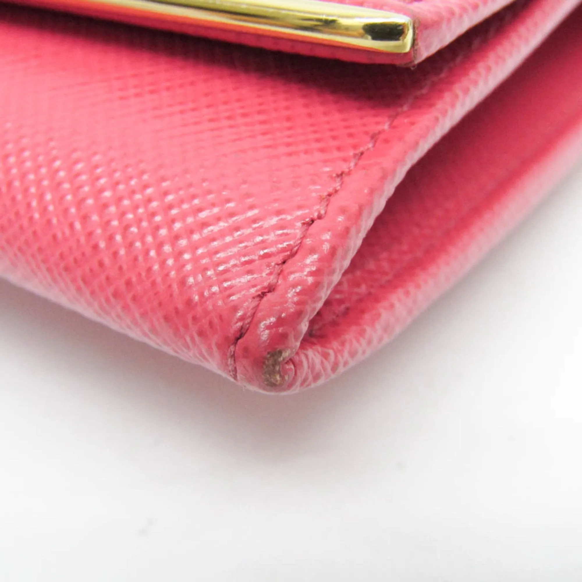 Prada Saffiano Pink Metal Accessories