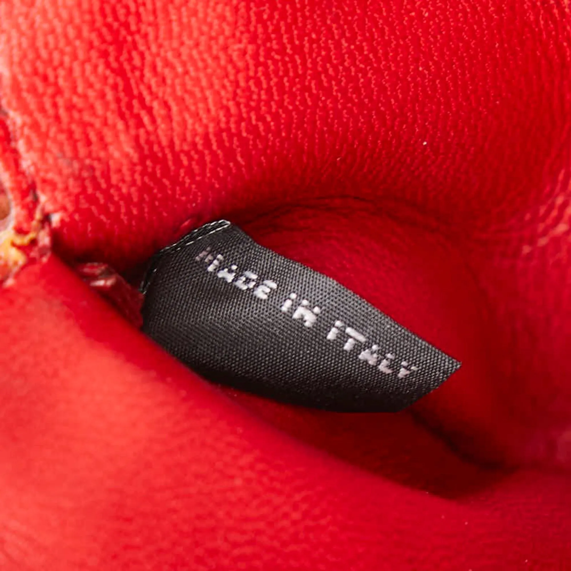 Prada Saffiano Red Leather Accessories