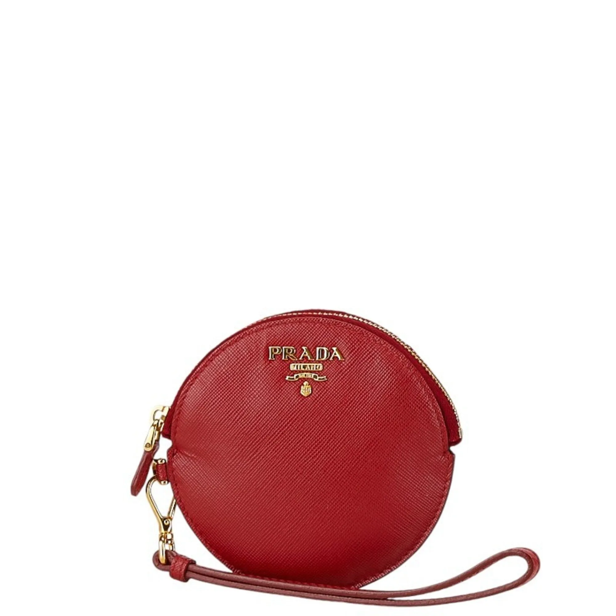 Prada Saffiano Red Leather Accessories