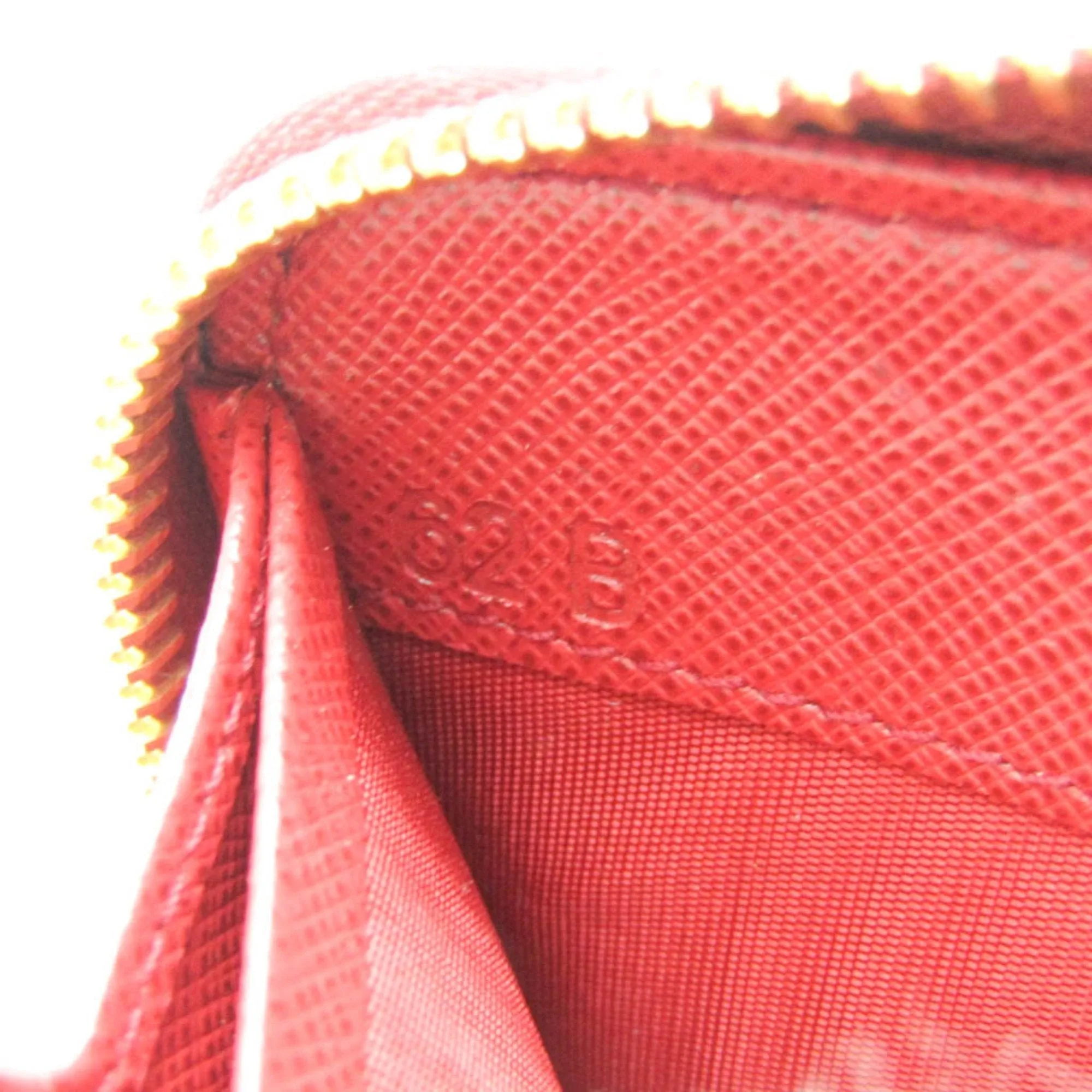 Prada Saffiano Red Leather Accessories