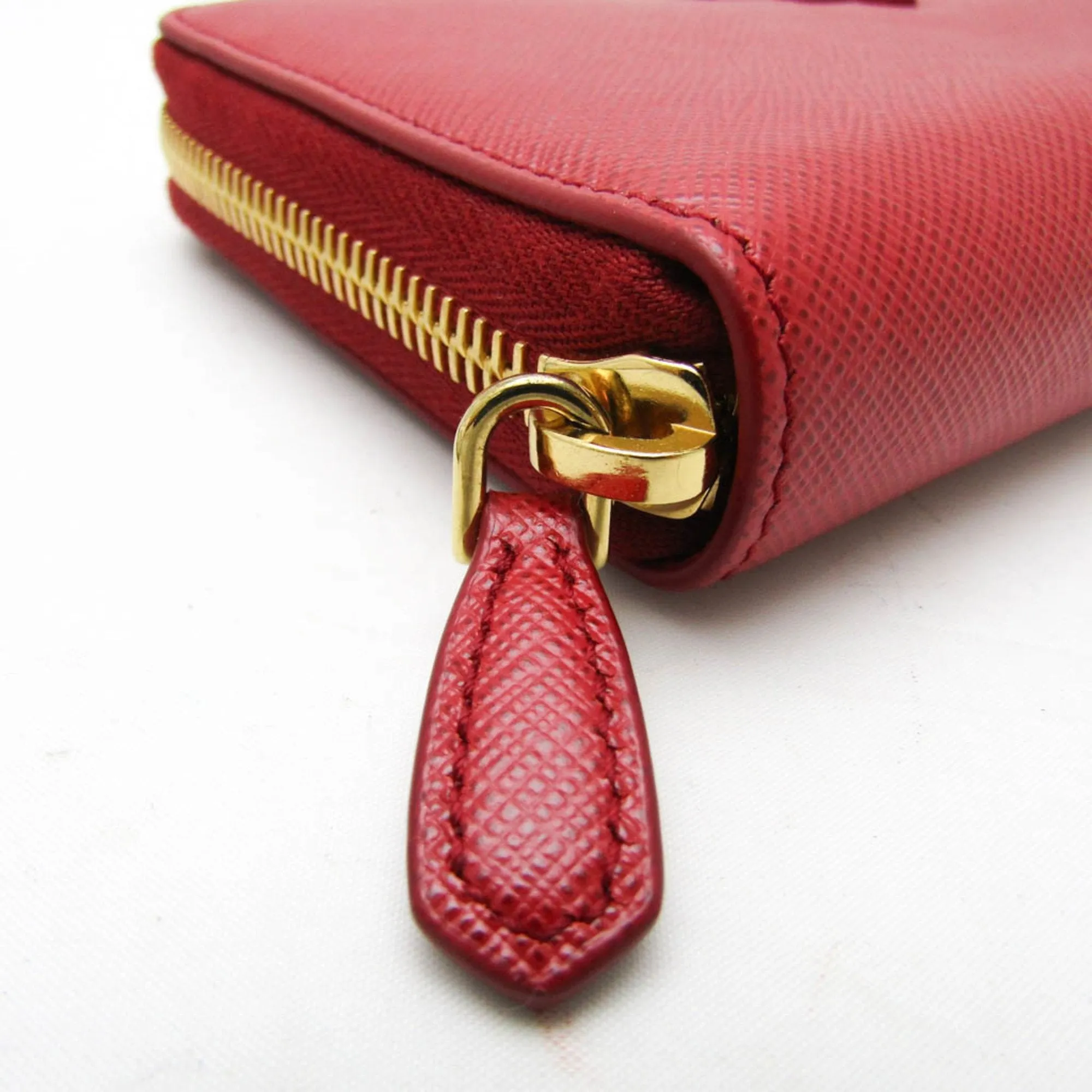 Prada Saffiano Red Leather Accessories