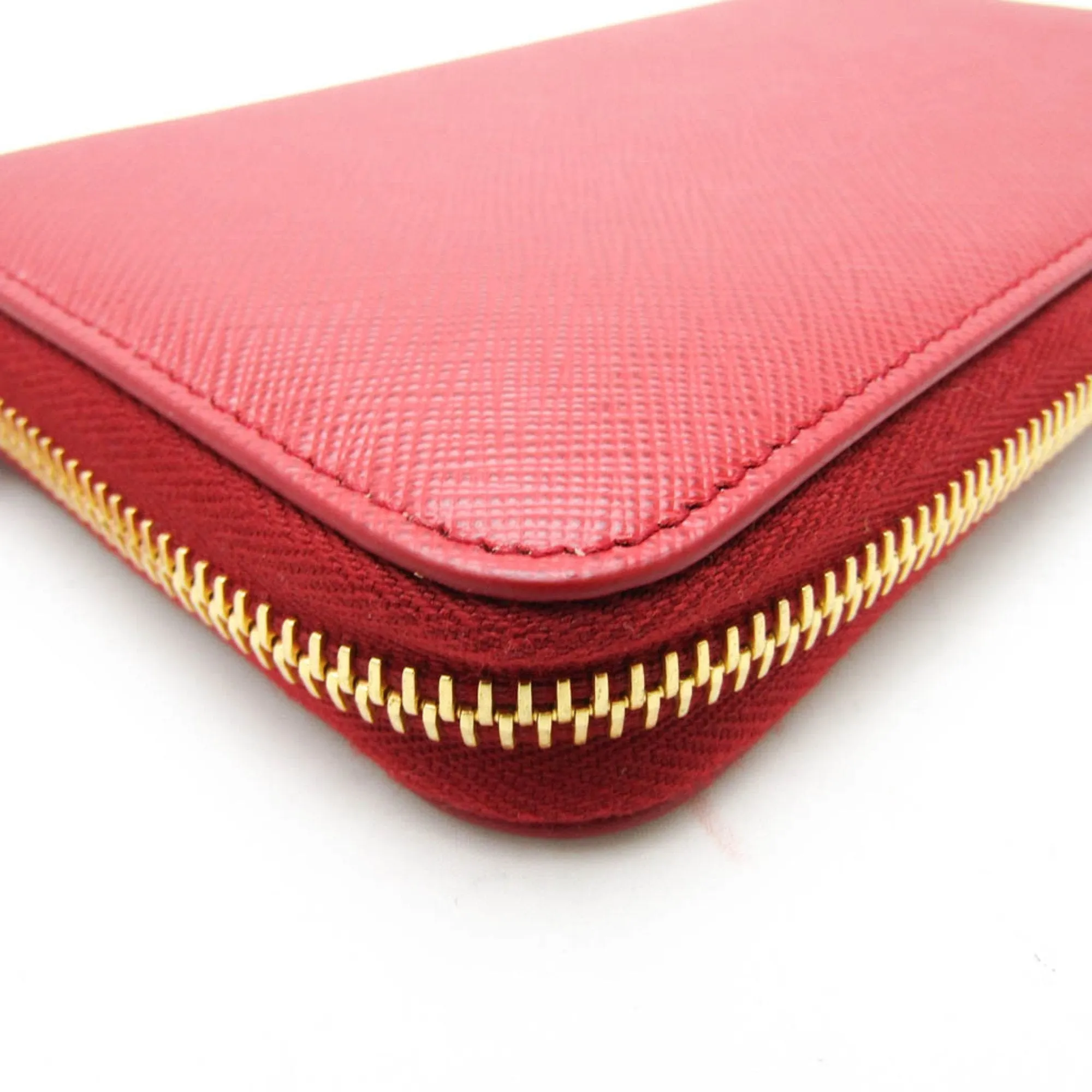 Prada Saffiano Red Leather Accessories