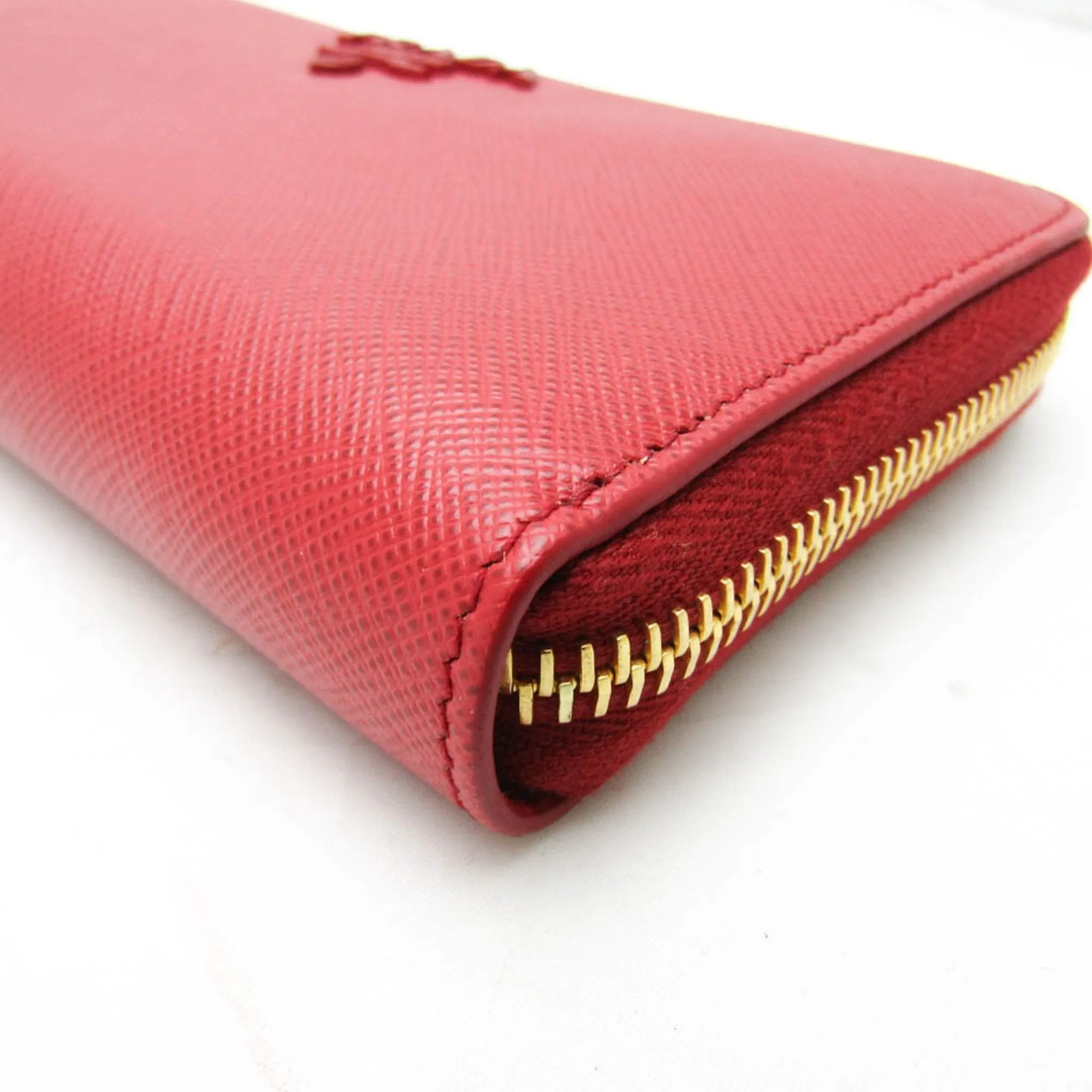 Prada Saffiano Red Leather Accessories