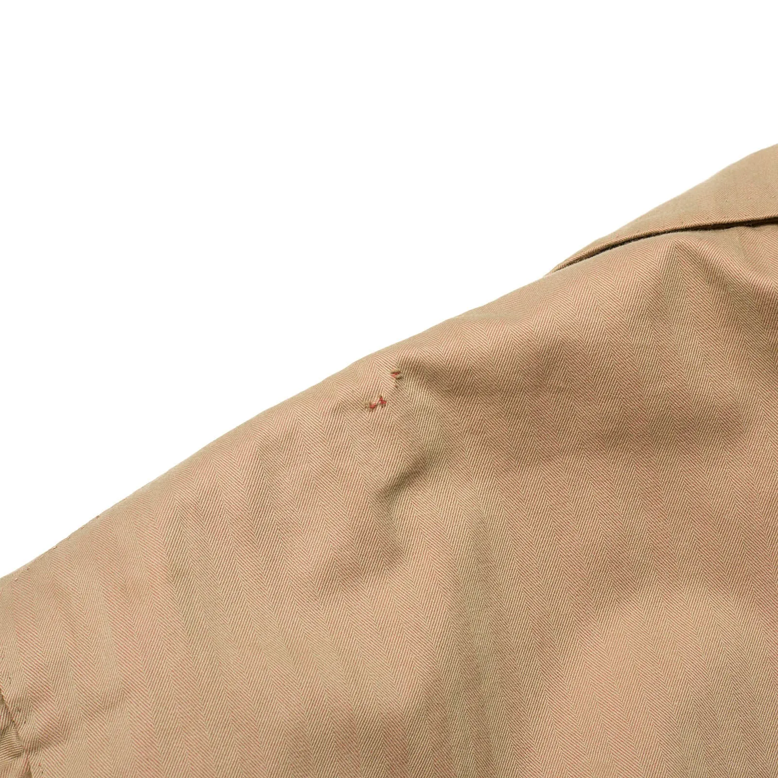 Sartoria SOLITO Handmade Bespoke Beige Herringbone Solaro Cotton Suits EU 48 US 38