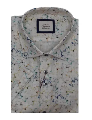 Short Sleeve Shirts - Floral Print