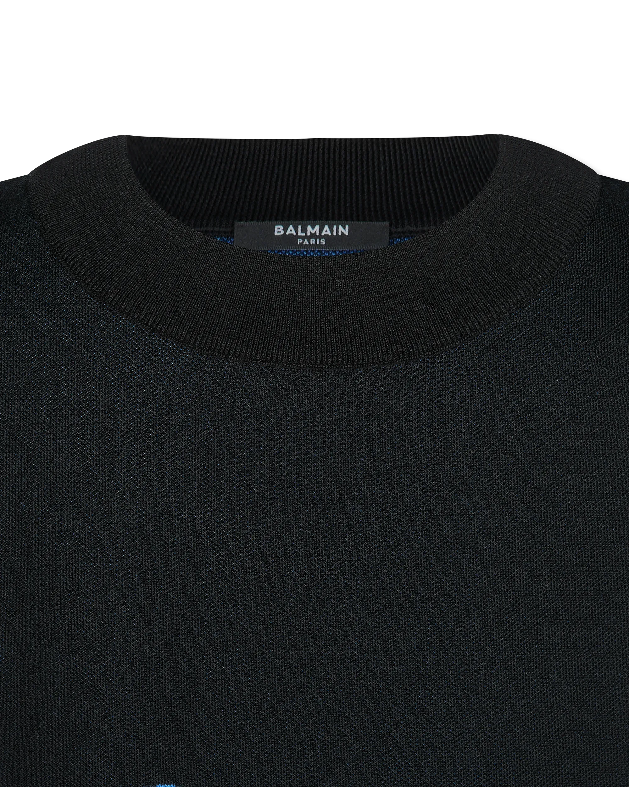 Sleeveless Balmain Universe Jacquard Jumper
