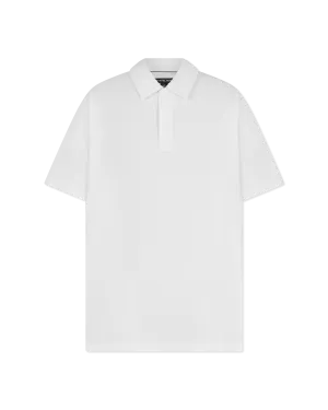 Stretch Cotton Piqu Polo Shirt
