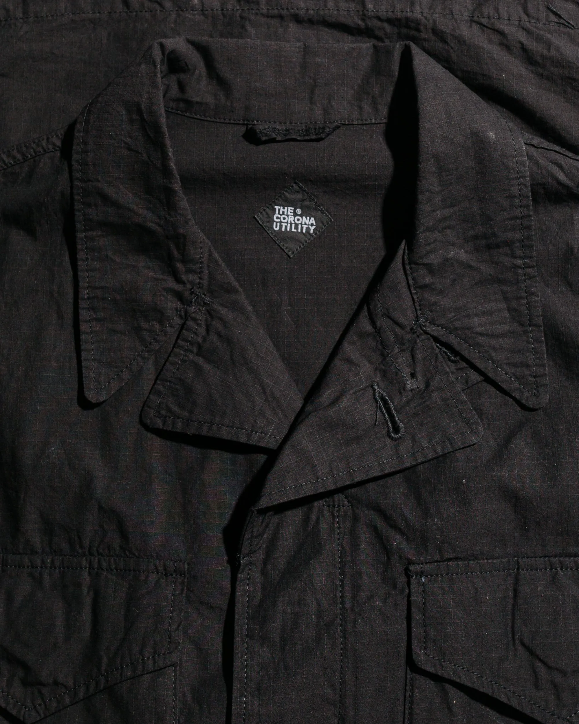 The Corona Utility CJ073 Corona M-43 Field Jacket Cotton Ripstop Light Black