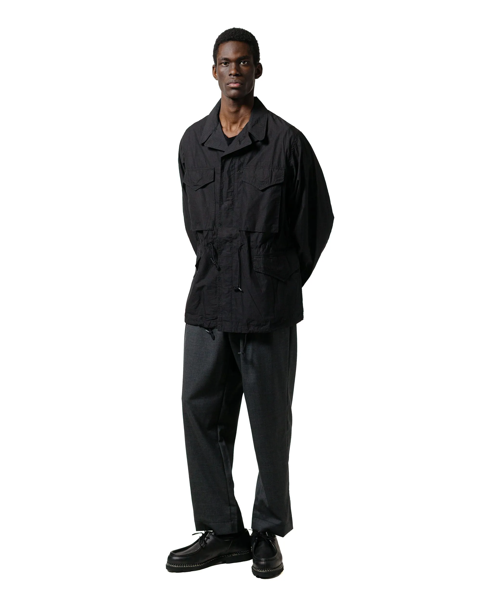 The Corona Utility CJ073 Corona M-43 Field Jacket Cotton Ripstop Light Black