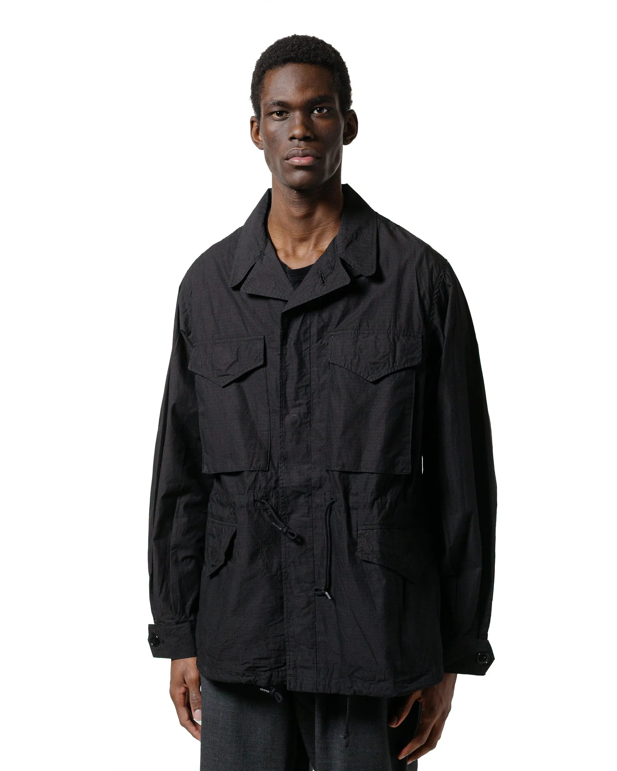 The Corona Utility CJ073 Corona M-43 Field Jacket Cotton Ripstop Light Black