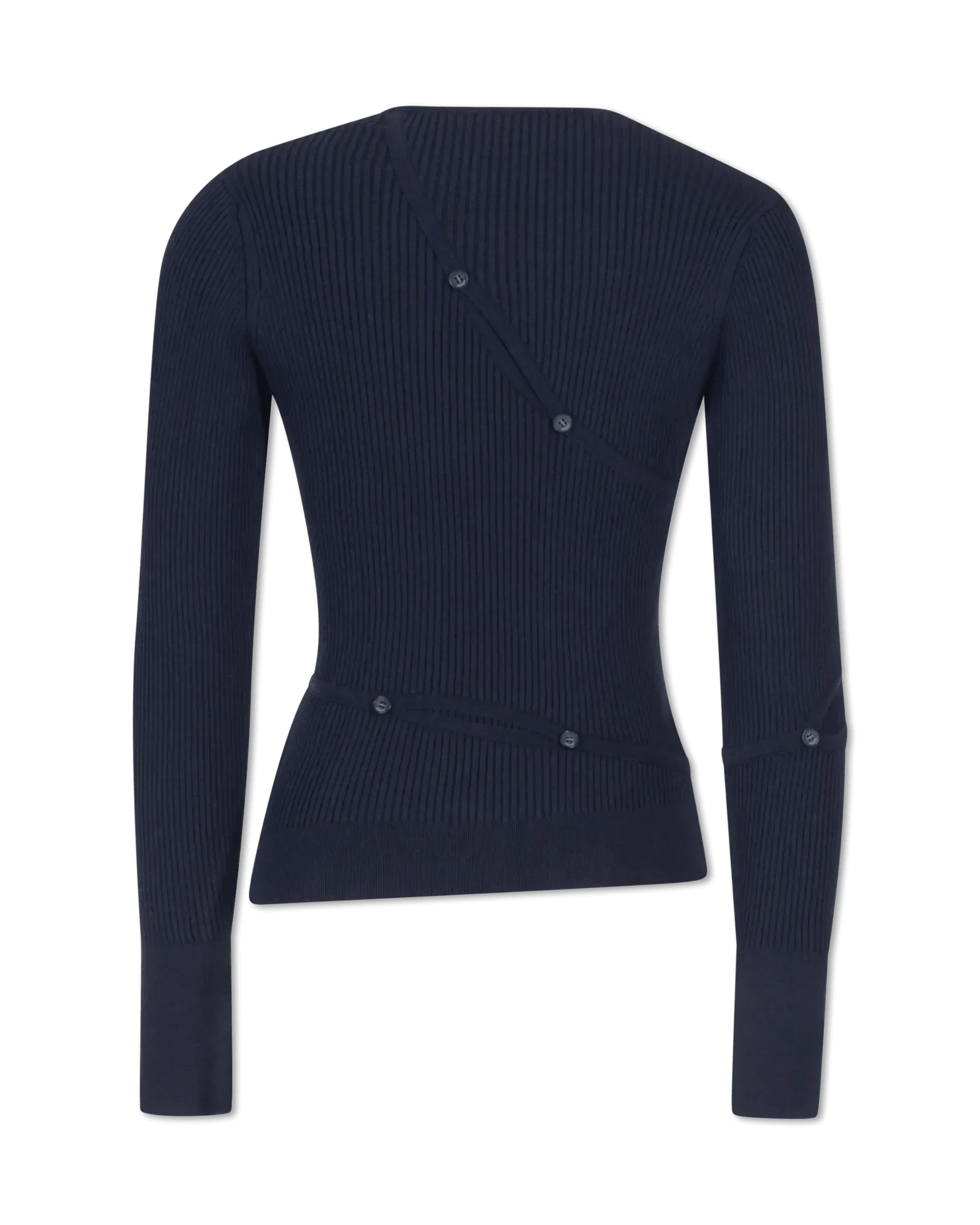 Tordu Cut-Out Ribbed Sweater