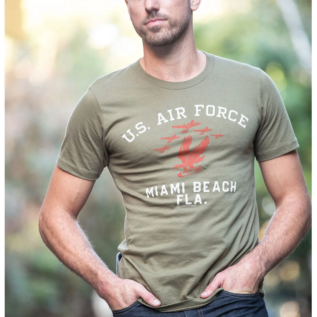 USAF MIAMI BEACH T-Shirt Z12B100D