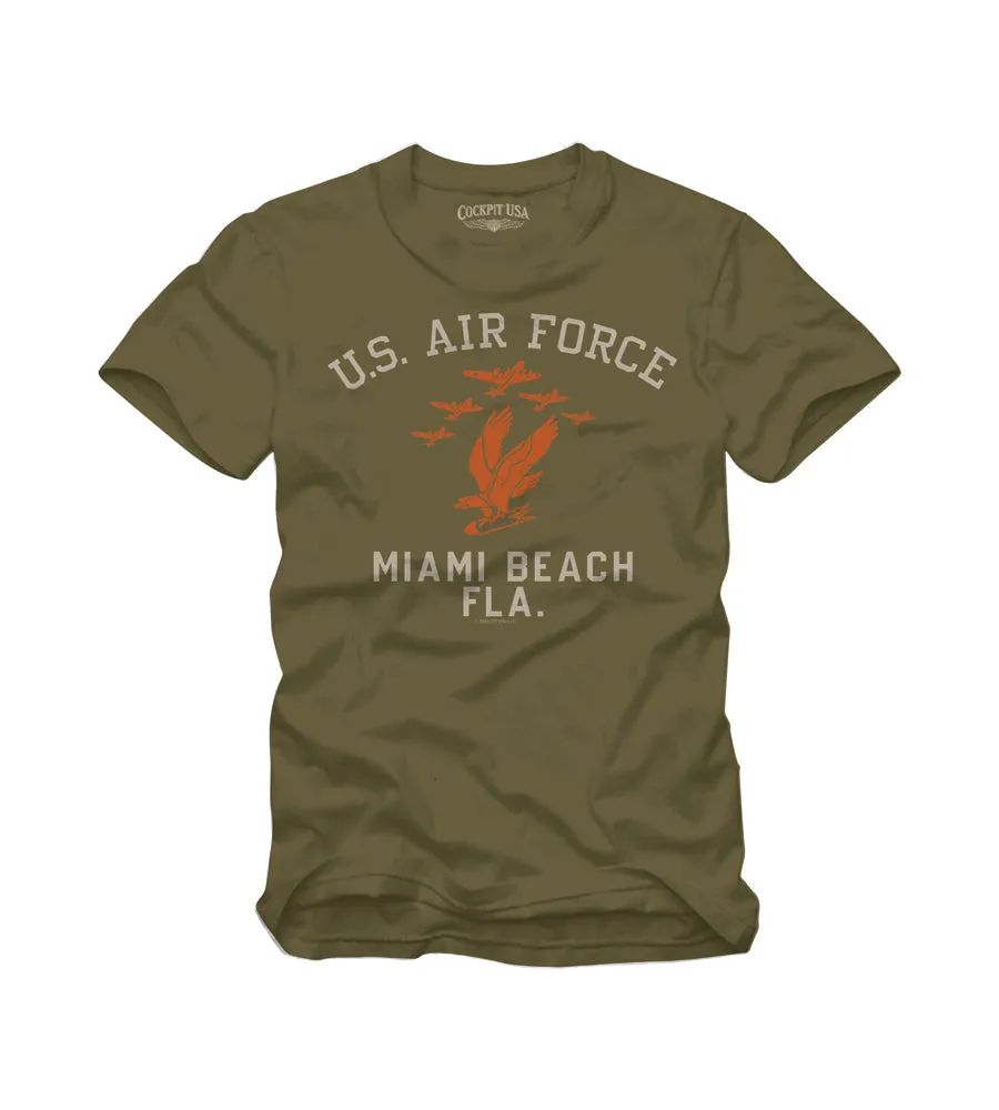 USAF MIAMI BEACH T-Shirt Z12B100D