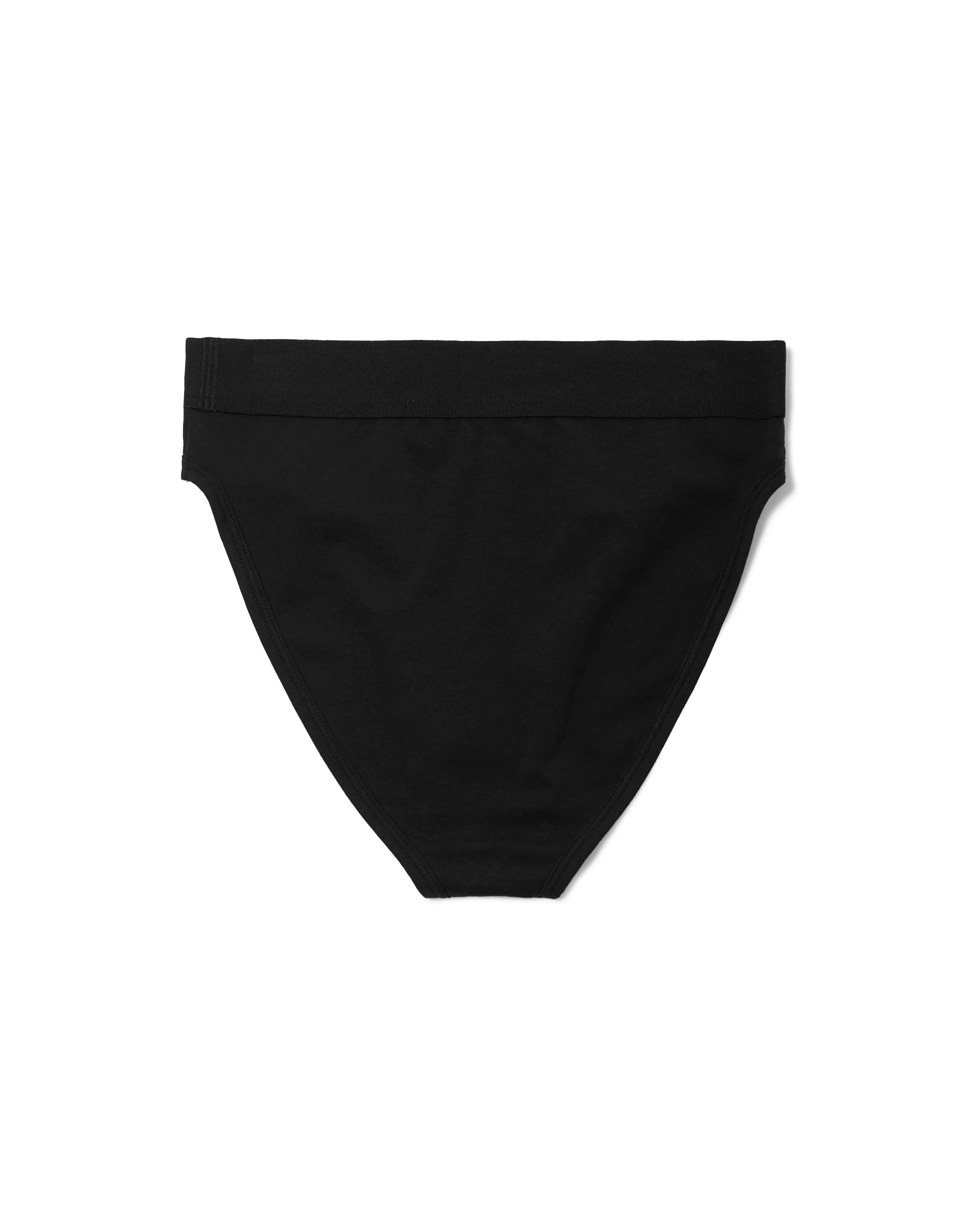 WOMEN'S HIGH WAISTED BRIEF - BLACK
