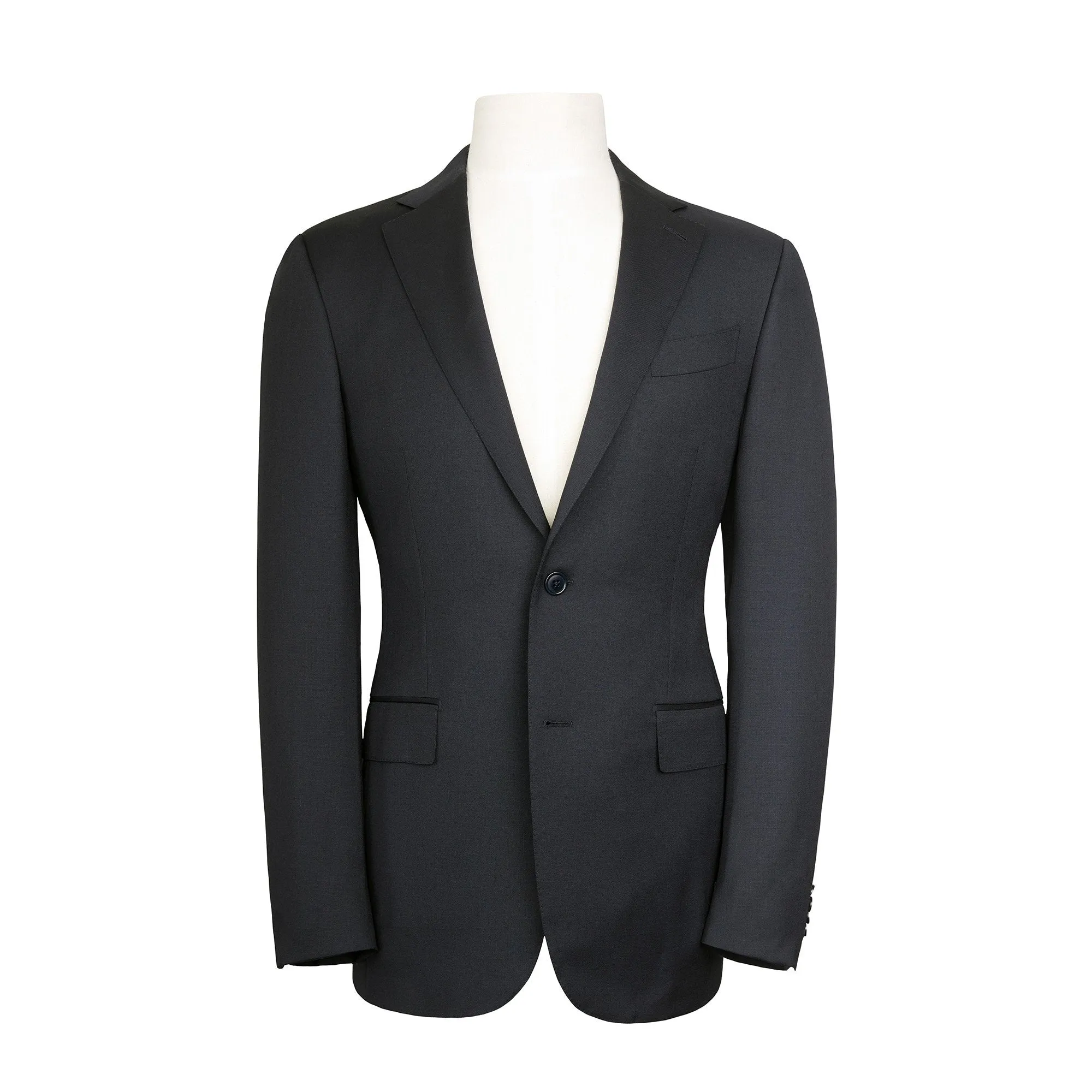 ZEGNA SB 2BT Merino Wool SUIT NAVY REG